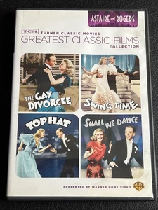 Turner Classic Movies: Astaire and Rogers (DVD, Set) Divorcee/Top Hat/Swing Time - Picture 1 of 6