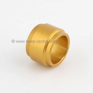 Distanciador de aluminio, anillo de distancia para muslos, 25 x 25 mm, oro anodizado - Imagen 1 de 1