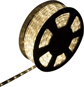 100 ft LED Rope Light In/Outdoor Cuttable Flexible Lights Strip Warm White - Picture 1 of 4