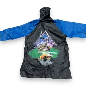 Star Wars Yoda Rain Slicker Youth S/M 4-5 Clone Wars Hooded Jacket Snaps - Picture 1 of 15