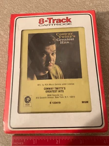 Conway Twitty 8-Track Tape SEALED Greatest Hits New Still Sealed MGM S 123419 - Picture 1 of 6