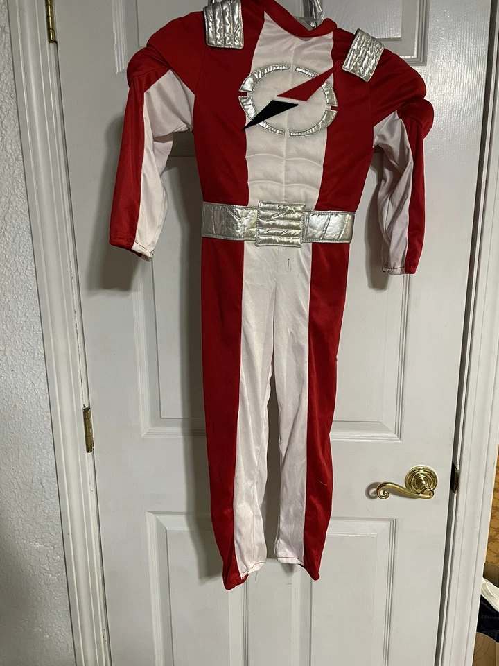 Vintage Power Rangers Operation Overdrive Red Costume Size Youth Small Disney - Image 1 of 4