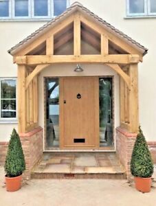 Oak Porch, Doorway, Wooden porch, CANOPY, Entrance, Self build kit, porch 