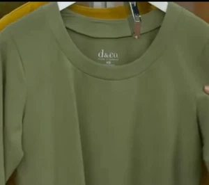 Denim & Co Womens 3X Essentials Perfect Jersey Scoop Neck Top Moss Green NWT - Picture 1 of 4