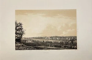 Original Antique Engraving - Ulrik Thersner - View of Berga in Sweden - E3 - Picture 1 of 2