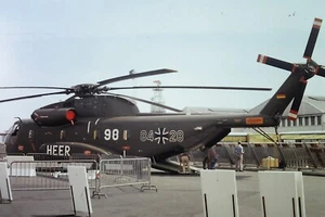 SIKORSKY CH-53 Hubschrauber - Vintage 35mm SLIDE (c1970) - Bild 1 von 2
