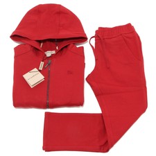 1292P tuta felpata rosso scuro bimba BURBERRY tracksuit kids