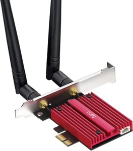 Cudy AX5400 Wireless WiFi 6E PCIe Card for PC, Bluetooth 5.2, AX210 Module - Picture 1 of 9