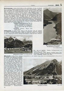Breitenwang Elbigenalp Häselgehr Ostmark 1939 orig Photoblatt Holzgaz Heiterwang - Picture 1 of 2