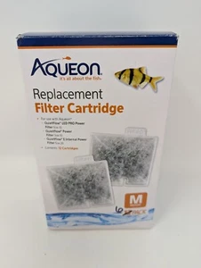 Fish Aquarium Filters Cartridges Medium Aqueon Replacement 6 Pack  #100106418 - Picture 1 of 8