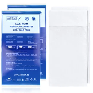 Alerion 2x Kalt Warm Kompresse 21x38 cm Set + 1x Vlieshülle PRO - Bild 1 von 1