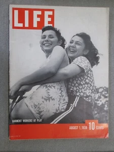 Life Magazine 1938 August 1 Garment Workers At Play Historical Vintage Ads (1a) - Picture 1 of 4