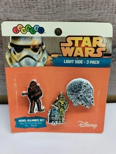 Crocs Star Wars Metal 3 Pk Zapatos Dijes Set Chewbacca R2D2 Halcón Milenario Nuevo - Imagen 1 de 6