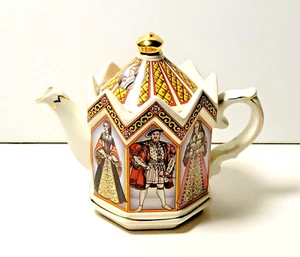 King Henry VIII 8th And His 6 Wives Teapot 4440 James Sadler England - Picture 1 of 7