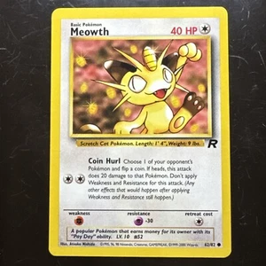 Meowth 62/82 Team Rocket Regular - Bild 1 von 3