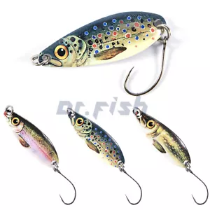3 STCK. Angellöffel Köder Gießen Spinner Köder Forelle Hecht Bass Crappie Zalleye - Bild 1 von 11