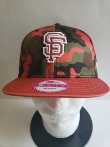🔥OFFICIAL SAN FRANCISCO GIANTS MLB NEW ERA WOMENS CAMO SNAPBACK Hat NEW⚾️ - Picture 1 of 8