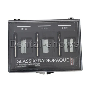 Kit de postes de fibra dental compuestos de vidrio Nordin Glassix limas de rosca de taladro de recarga - Imagen 1 de 5