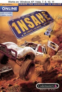 1nsane Juego PC 2001 Codemasters Windows 10 11 Insane Off Road Racing - Imagen 1 de 2