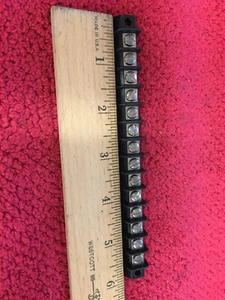 Blocco terminale a riga singola 599-GP-14 KULKA h.4"" w.56"" l5.91"" NOS - Foto 1 di 1