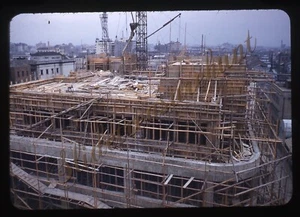 Japan Osaka Hochbau 50er Jahre Kleinbilddia roter Rand Kodachrome - Bild 1 von 3