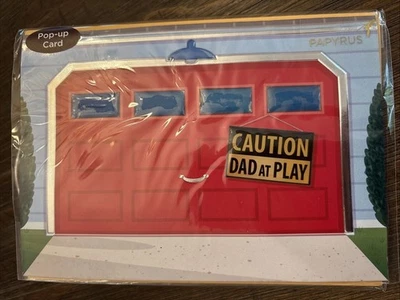 Papyrus Fathers Day Greeting Card Pop-up New With Envelope 5x7 - Image 1 of 4