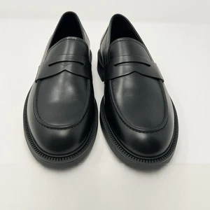 Free People schwarze Leder-Halbschuhe Größe 9,5-10 Penny-Damen-Slipper | 175 $ - Bild 1 von 7