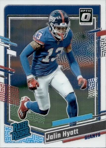 Jalin Hyatt - Rated Rookie - 2023 Donruss Optic Football #279 - Bild 1 von 2