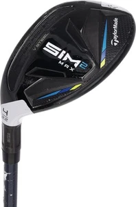 Left-Hand TaylorMade Custom SIM2 MAX Rescue 22* 4 Hybrid Regular Fuji Ventus BLU - Picture 1 of 4