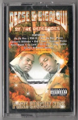 REESE & BIGALOW Pure Uncut Fire SEALED Gangsta Rap G-Funk Renegades Tape PSK-13 - Image 1 of 3