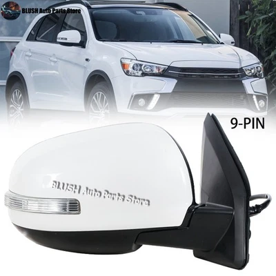 Right 9PIN Side Door Wing Mirror For Mitsubishi Outlander Sport ASX 2014-2019 - Image 1 of 4