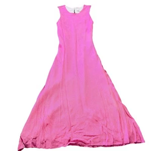 Vintage Valentino Intimo Couture Neiman Marcus Pink 100% Silk Polka Dot Dress - Picture 1 of 4