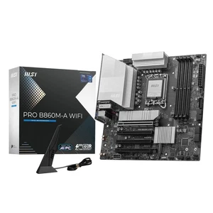 MSI PRO B860M-A WIFI DDR5 Intel LGA 1851 Intel Core Ultra Series 2 Motherboard - Picture 1 of 7