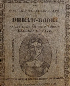 1829 Antique FORTUNE TELLING Dream-book By Madam Connoisseur Occult Magic RARE! - Picture 1 of 15