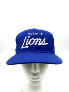 Vintage Sports Specialties Detroit Lions Mütze Script Cap The Pro Wool Snapback - Bild 1 von 8