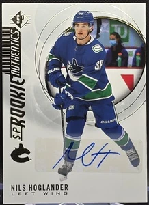 2020-21 SP Rookie Authentics Nils Hoglander RC #139 Auto - Picture 1 of 2