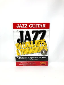 Jazz Guitar - 101 Jazz Guitar Licks Riffs & Turnarounds With CD By Larry McCabe - Picture 1 of 2