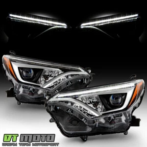 For 2016-2018 Toyota RAV4 LED High Low Beam w/LED DRL Projector Headlights SET - Picture 1 of 11
