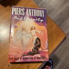 And Eternity by Piers Anthony HC/DJ Book  First Edition 1st Printing Great Cond