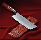 Tojiro:Wa-Urushi Murakami:FD898: Nakiry coltello artig. damasco/lacca giapponese