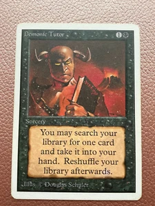 Demonic Tutor unlimited MTG Magic the gathering - Picture 1 of 8