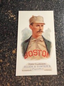 John Clarkson 1887-1988 N29 Allen & Ginter Champions CCC GLOSSY REPRINT