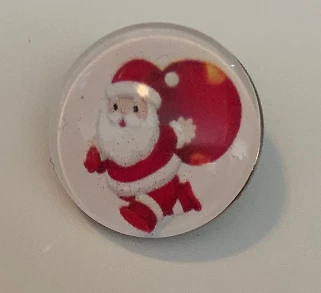 Cuentas a presión de 18 mm - Muñeco de nieve con bolsa de regalo Foto 1 de 2