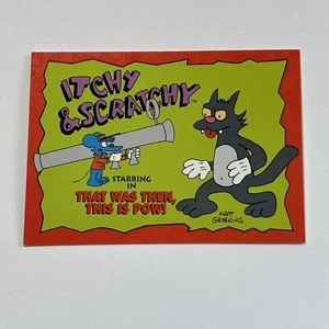 1994 Skybox The Simpsons Series II Itchy & Scratchy This is Pow Card #I17 - Picture 1 of 2