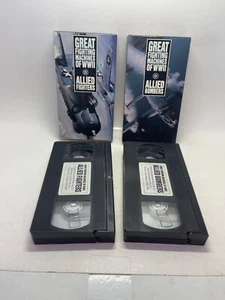 Great Fighting Machines Of WWII Allied Fighters & Allied bombers VHS (lot of 2) - Picture 1 of 4