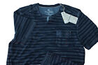 Tommy Bahama Riviera Indigo Abaco Logo T Tee Shirt Krótki niebieski rękaw 80 USD Nowy
