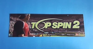 TOP SPIN 2 Tennis 2006 Video Game Store Display Ceiling Sign X-Box Nintendo - Picture 1 of 1