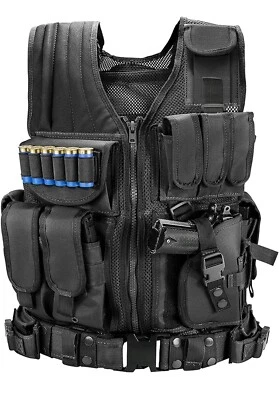UTG 547 Law Enforcement Tactical Vest - Black - Image 1 of 4