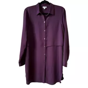 NWOT J. Jill Womens Purple Shirt Dress Size Small - Picture 1 of 6