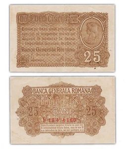 25 BANI 1917 RUMÄNIEN / ROMANIA - PM1 - Banca Generală Română - WWI - Bild 1 von 2
